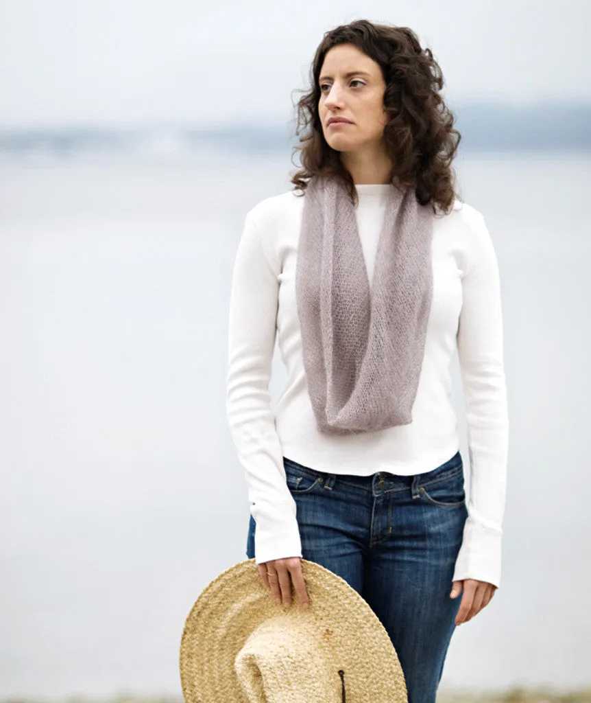 Mohair Bias Loop Using Rowan Kidsilk Haze