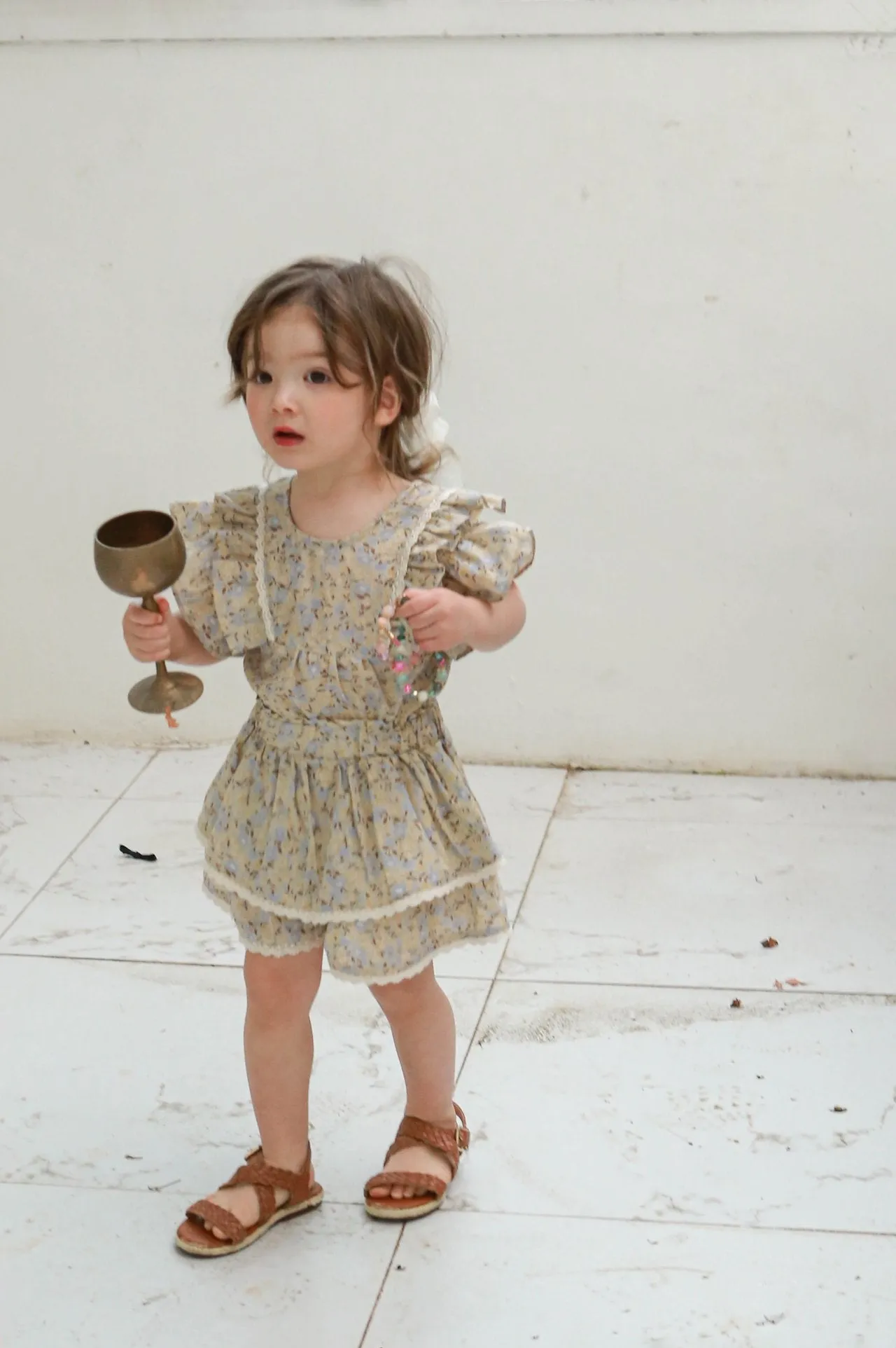 Mone Blouse & Shorts Set