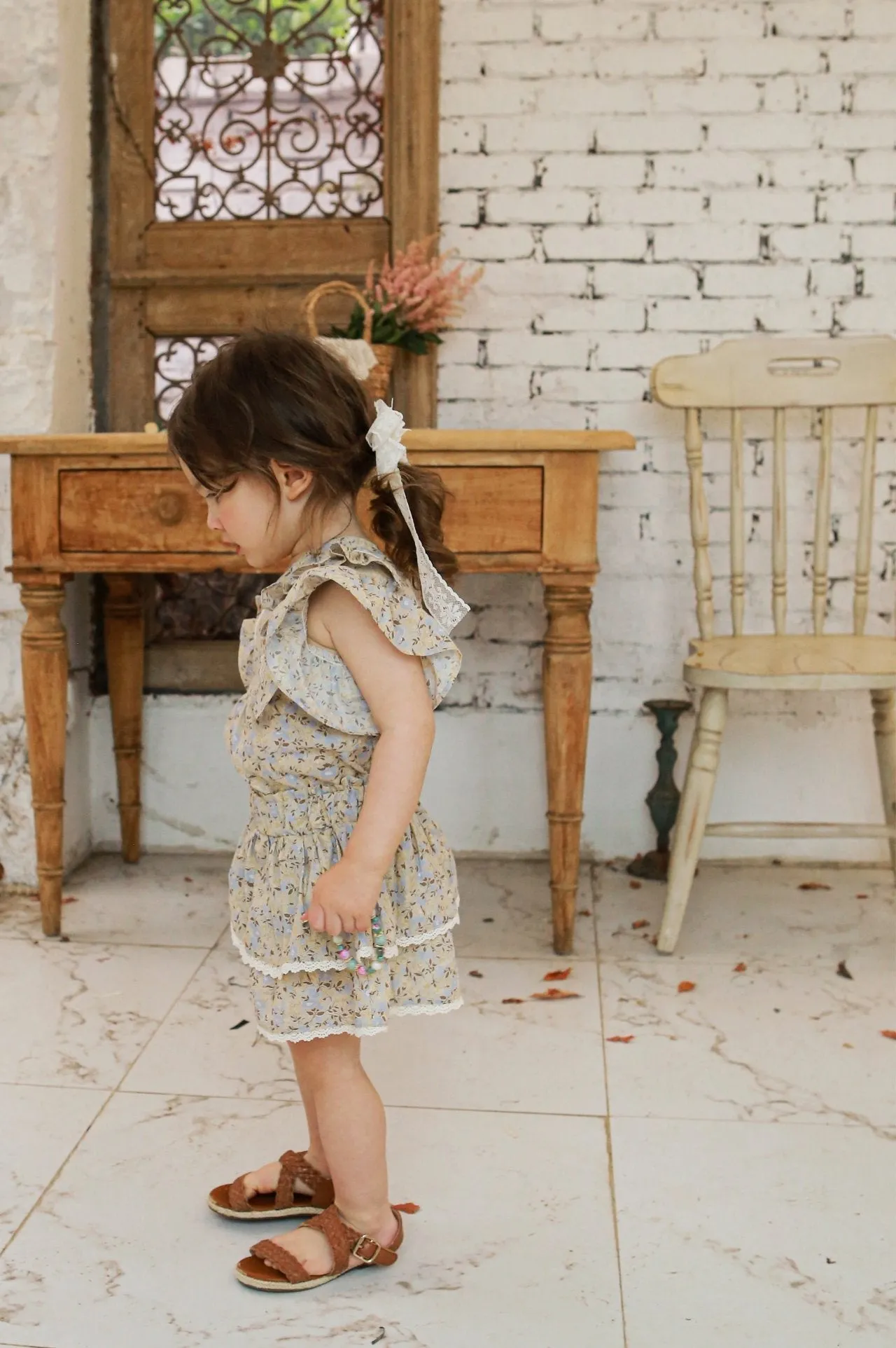 Mone Blouse & Shorts Set