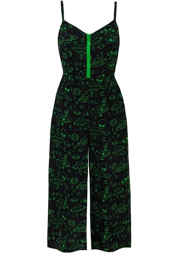 Mulder [Green] | JUMPSUIT*