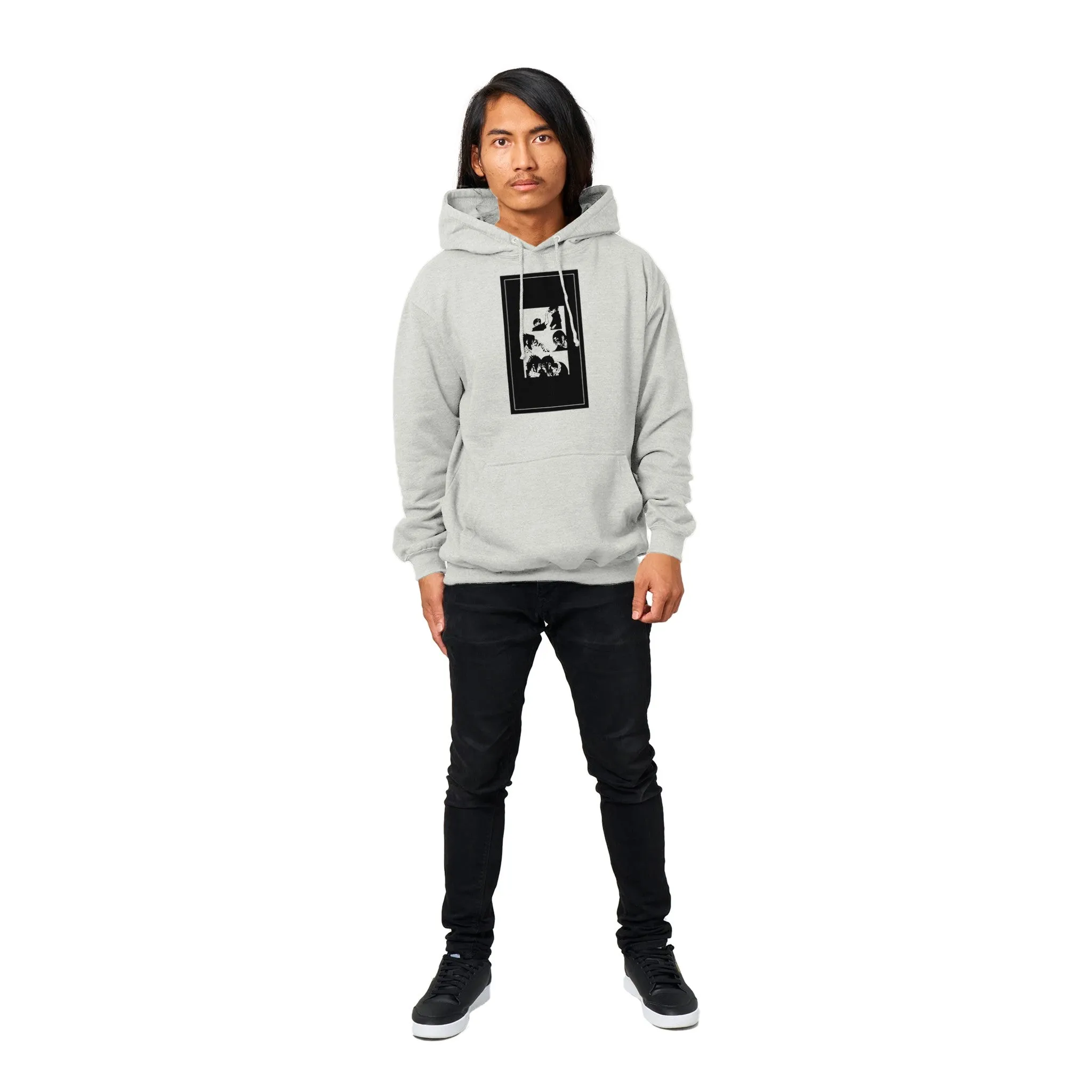 Naruto Hoodie - Naruto Artwork 1 Stripe  - Premium Unisex Pullover Hoodie