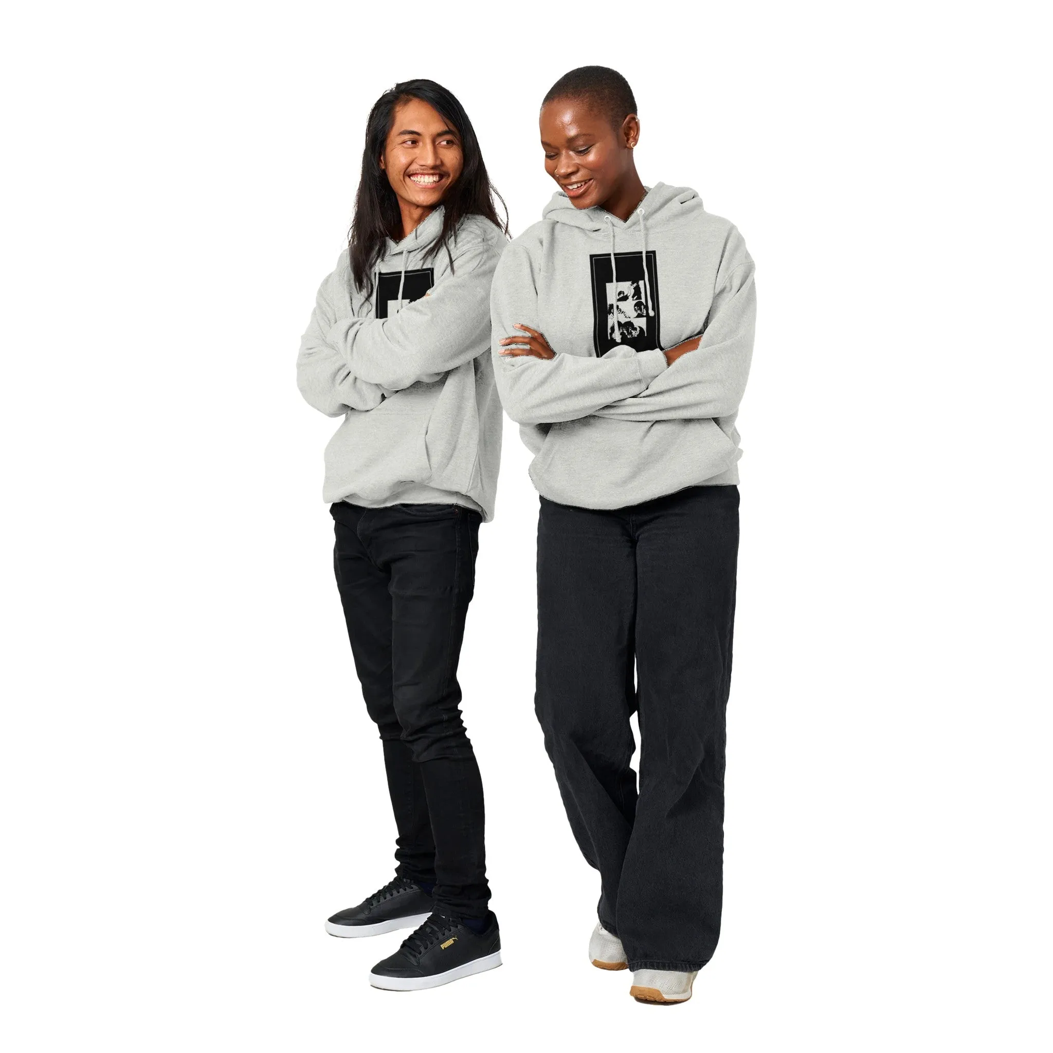 Naruto Hoodie - Naruto Artwork 1 Stripe  - Premium Unisex Pullover Hoodie