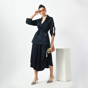 Navy Blue Jacket With Pocket