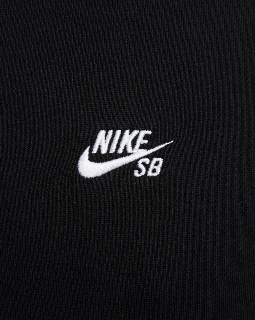 Nike SB Fleece Pullover Hoodie Essential Logo - Black / White
