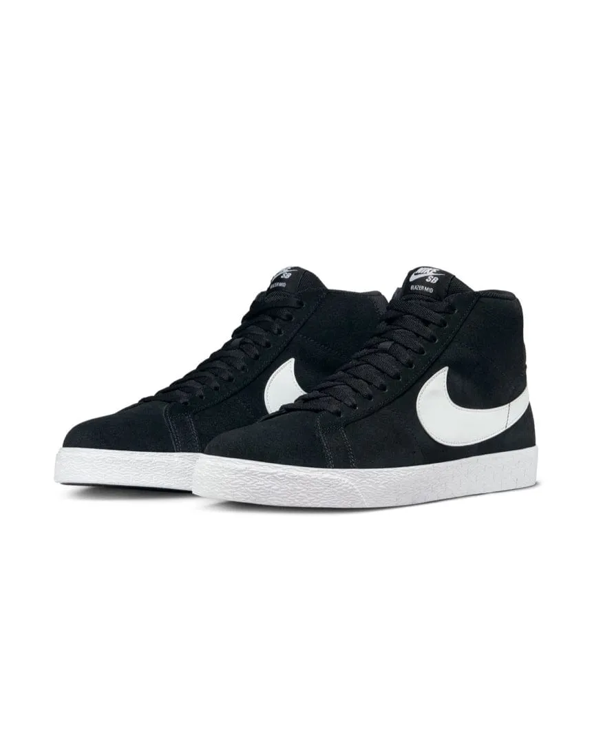 Nike SB Zoom Blazer Mid - Black / White - White - White