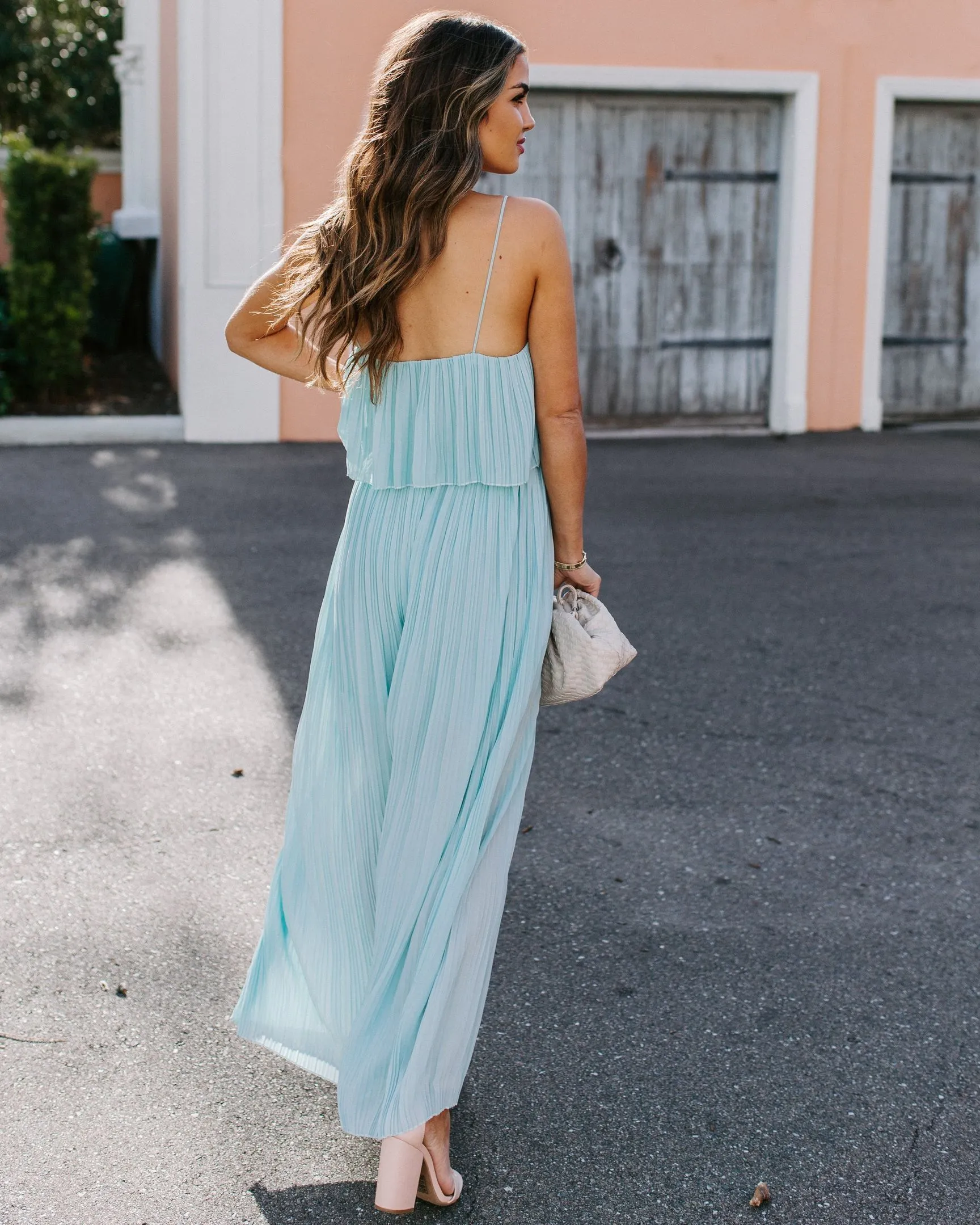Nikita Plisse Jumpsuit - Sage