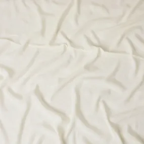 Off white premium viscose linen fabric with same tone jacquard in dot design-D13777