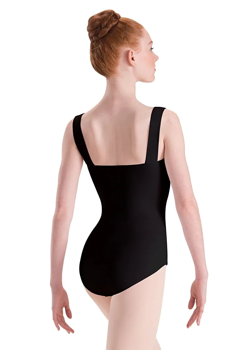 ON SALE Wide Strap Princess Seam Silkskyn Leotard