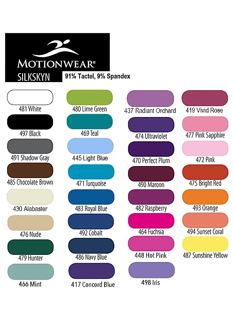 ON SALE Wide Strap Princess Seam Silkskyn Leotard