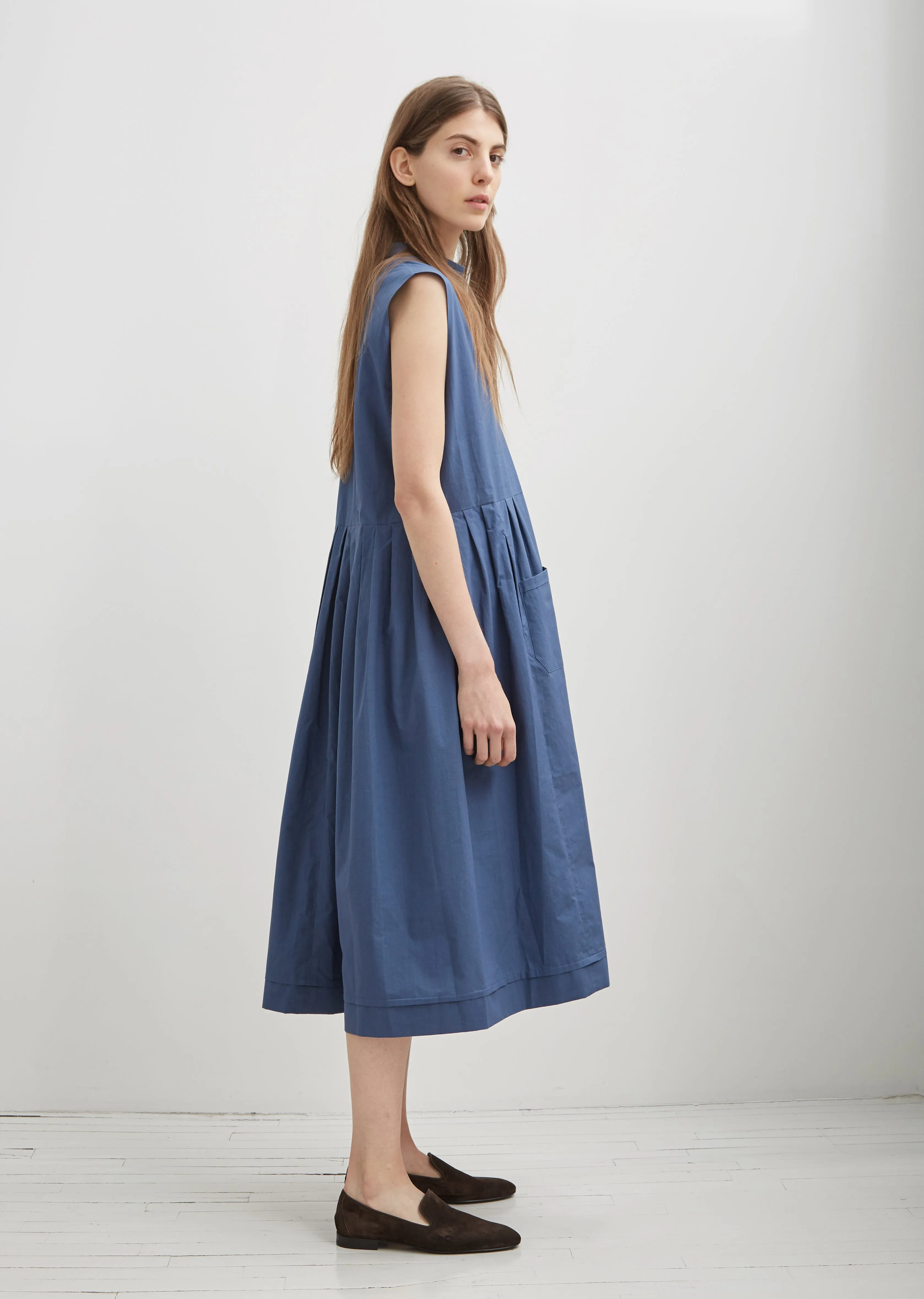 Organic Sleeveless Smock Dress