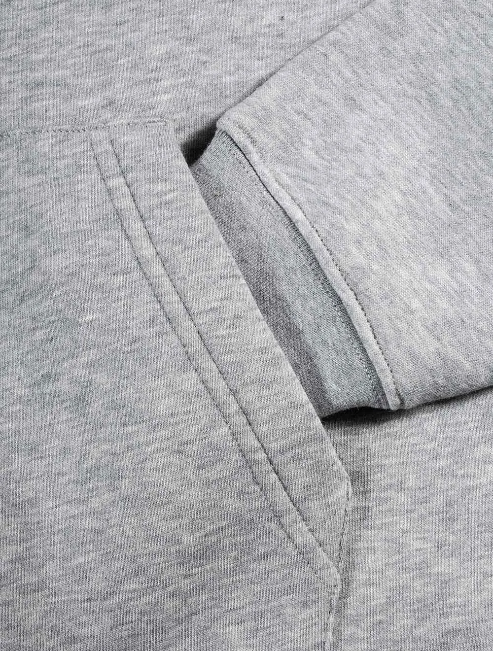 Original Shield Sweat Hoodie Grey Melange
