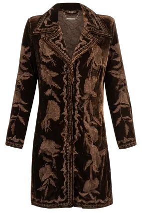 Paparazzi Tonal Embroidered Coat
