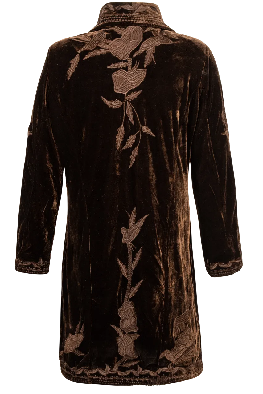 Paparazzi Tonal Embroidered Coat