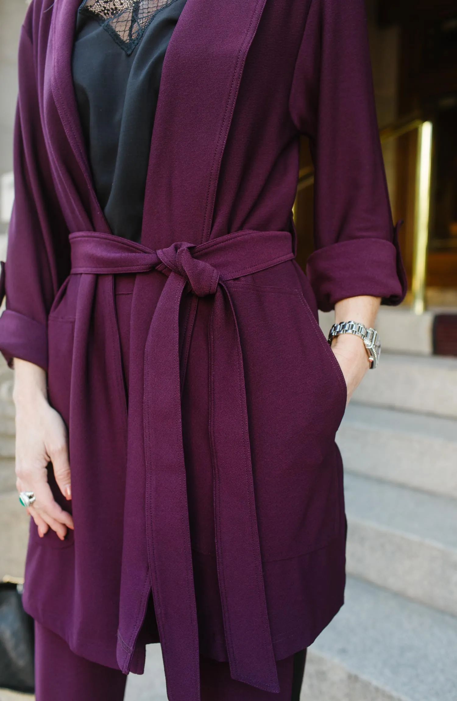 Pearl Trench Coat