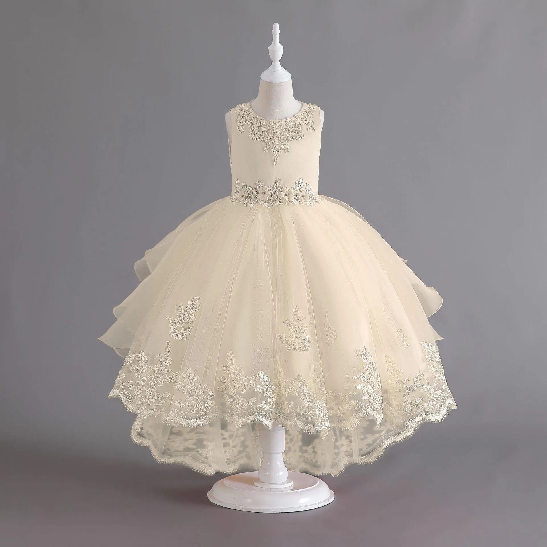 Petal-like Romantic Gown