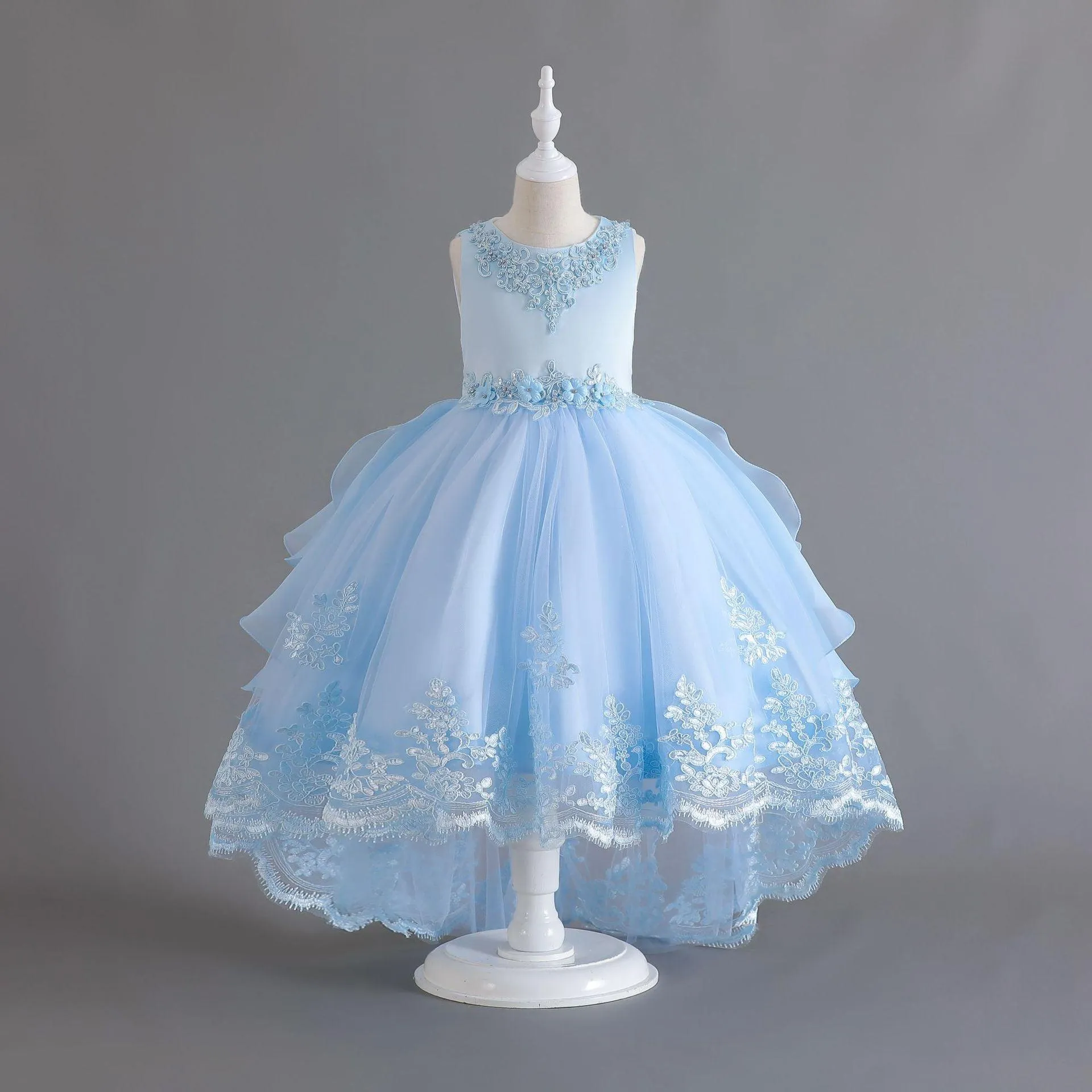 Petal-like Romantic Gown