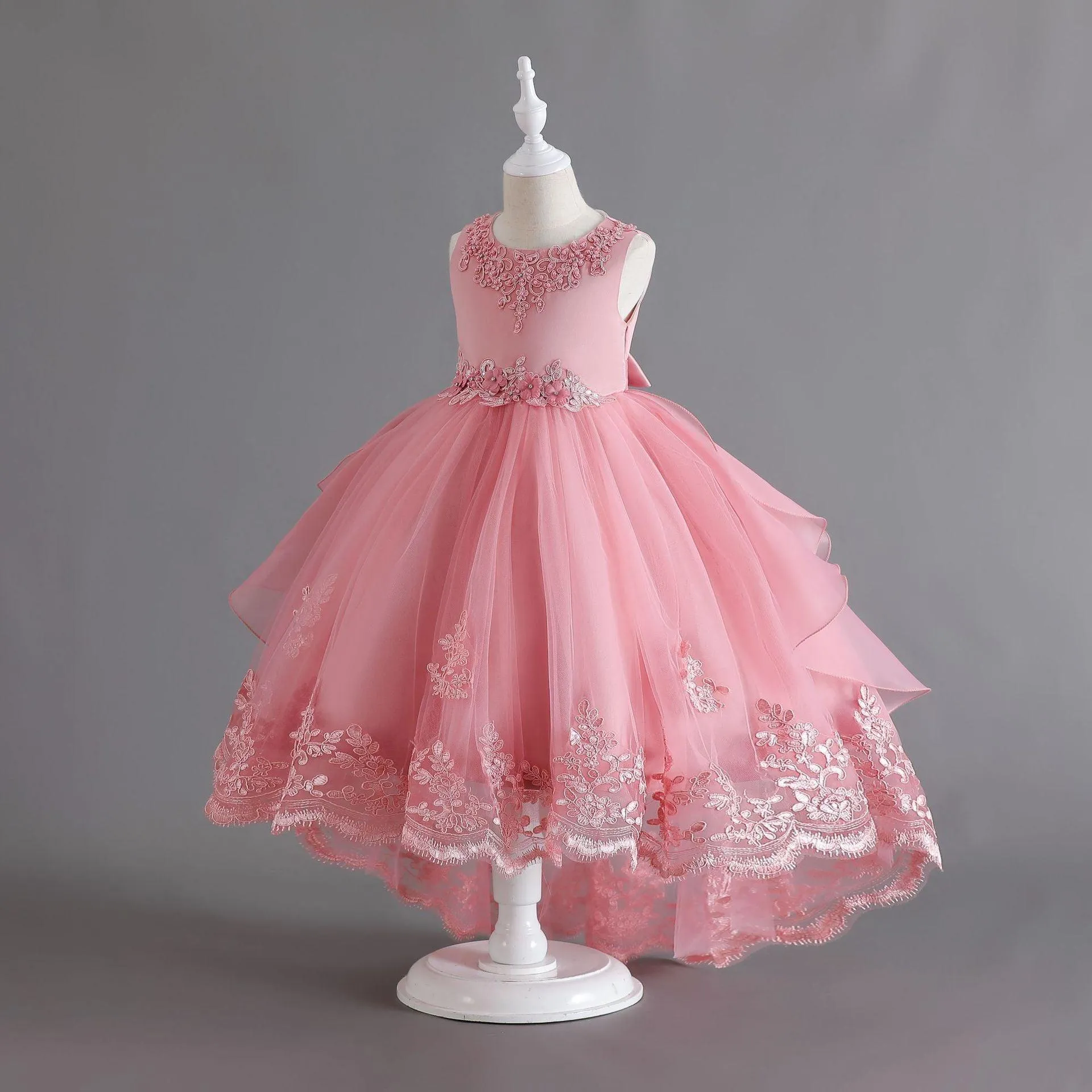 Petal-like Romantic Gown