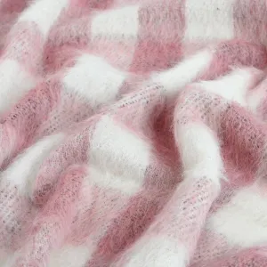 Pink White Coating Fabric 2607
