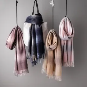Plaid Tassels Warm Long Scarf Women Accessories  Christmas gift Thanksgiving gift