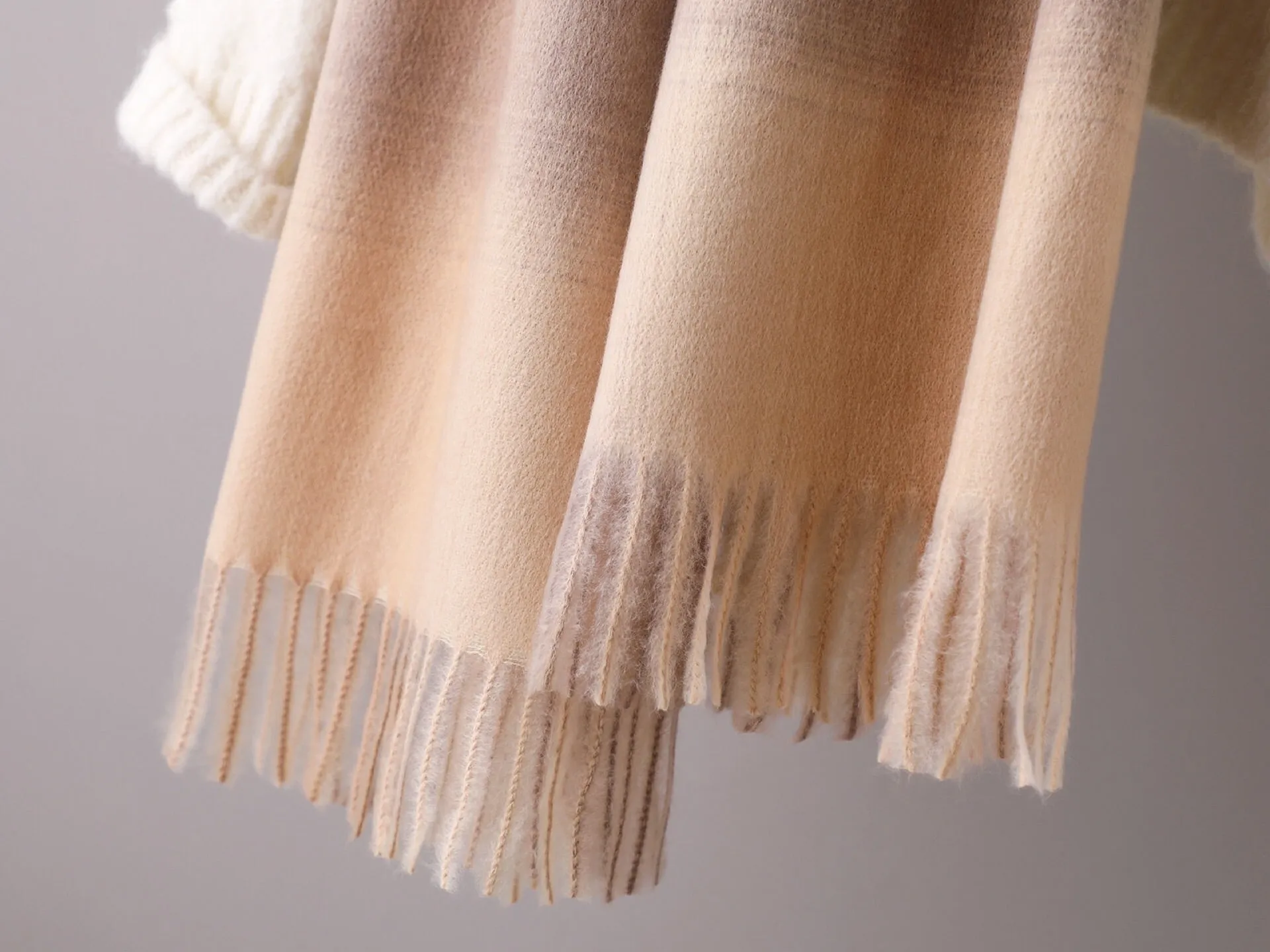 Plaid Tassels Warm Long Scarf Women Accessories  Christmas gift Thanksgiving gift
