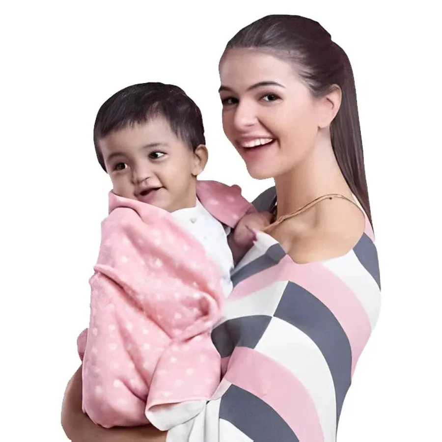 Pluchi Baby Blanket and Poncho Sets (Grey, Ivory)