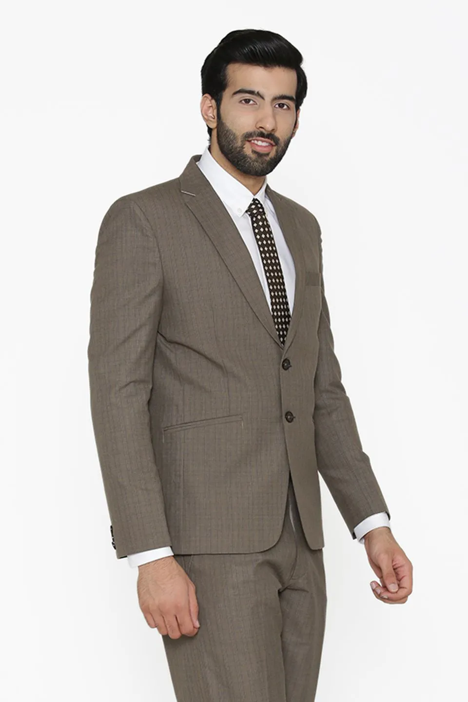 Poly Cotton Grey Blazer
