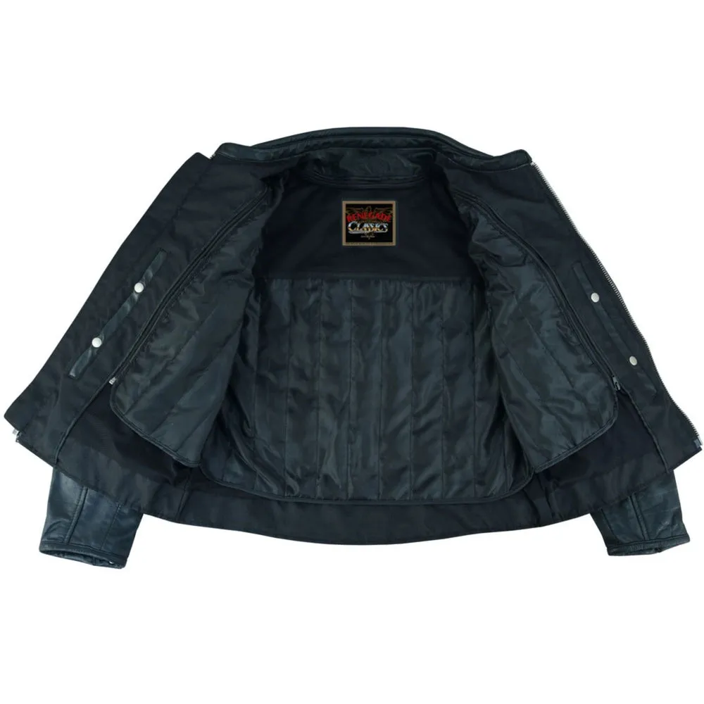 RC850 Women's Classic Lightweight Police Style Motorcycle Club Jacket