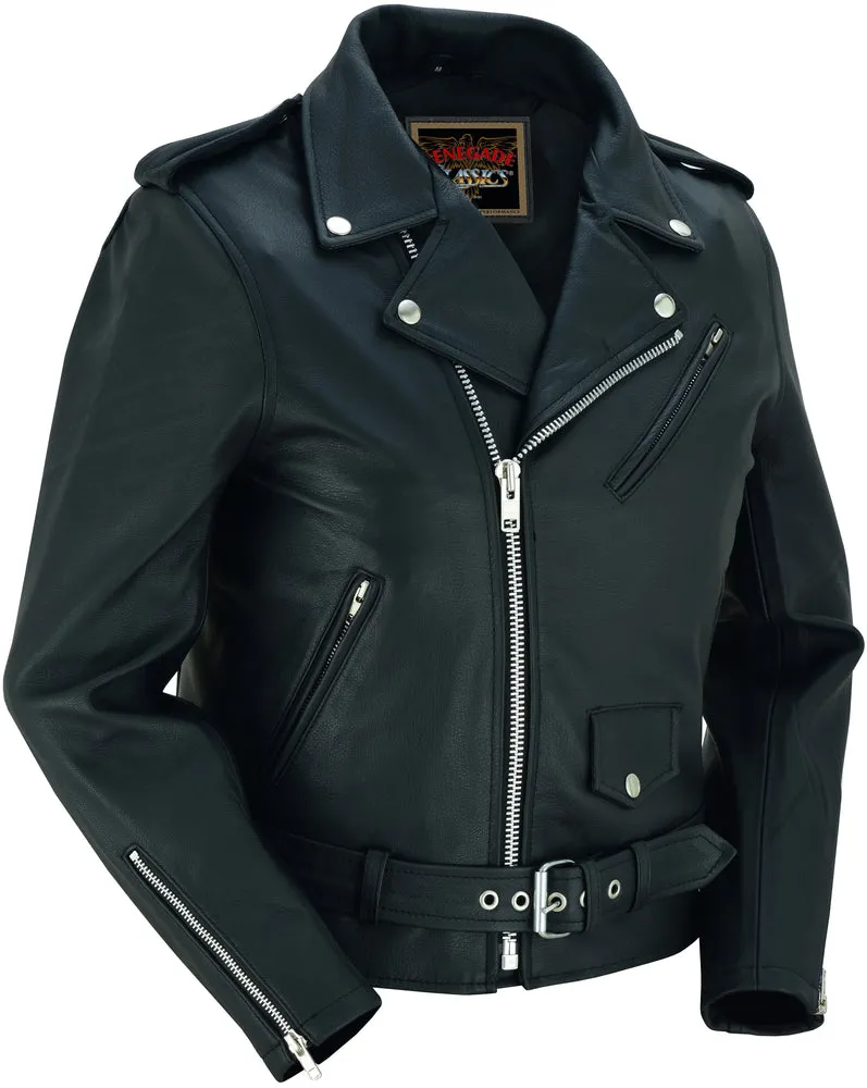 RC850 Women's Classic Lightweight Police Style Motorcycle Club Jacket