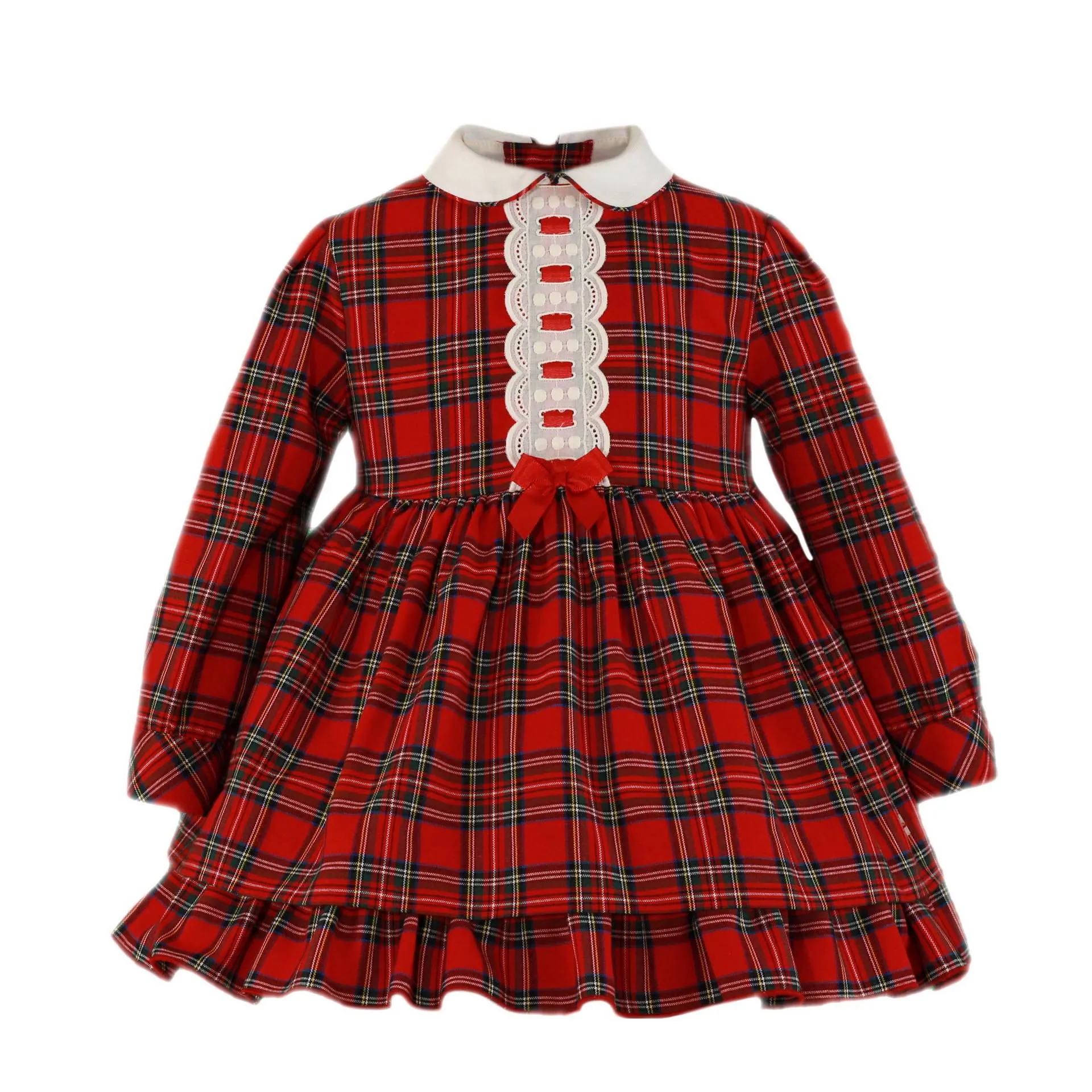 Red Checkered Dress   Headband