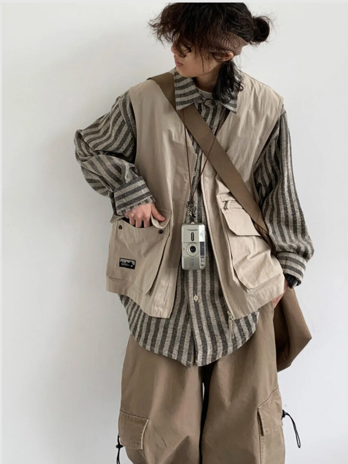 Retro Splicing Two-Piece Jacket