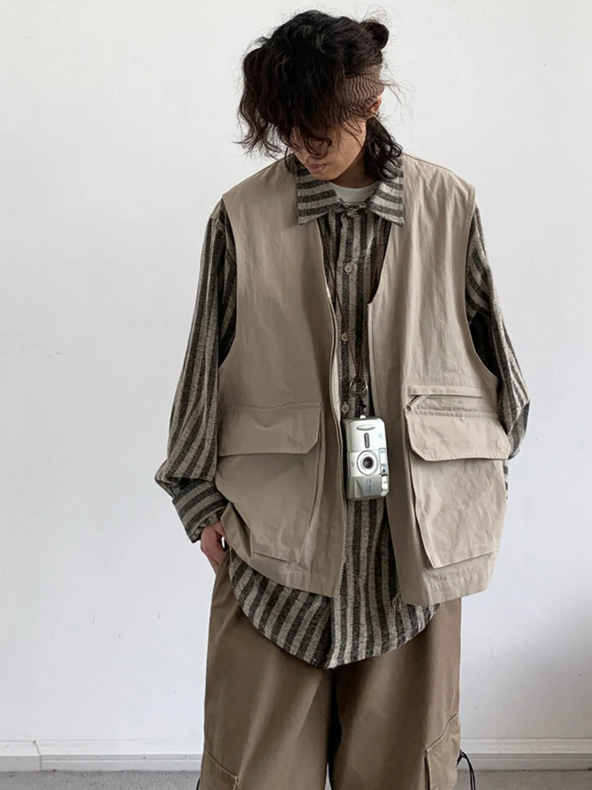 Retro Splicing Two-Piece Jacket