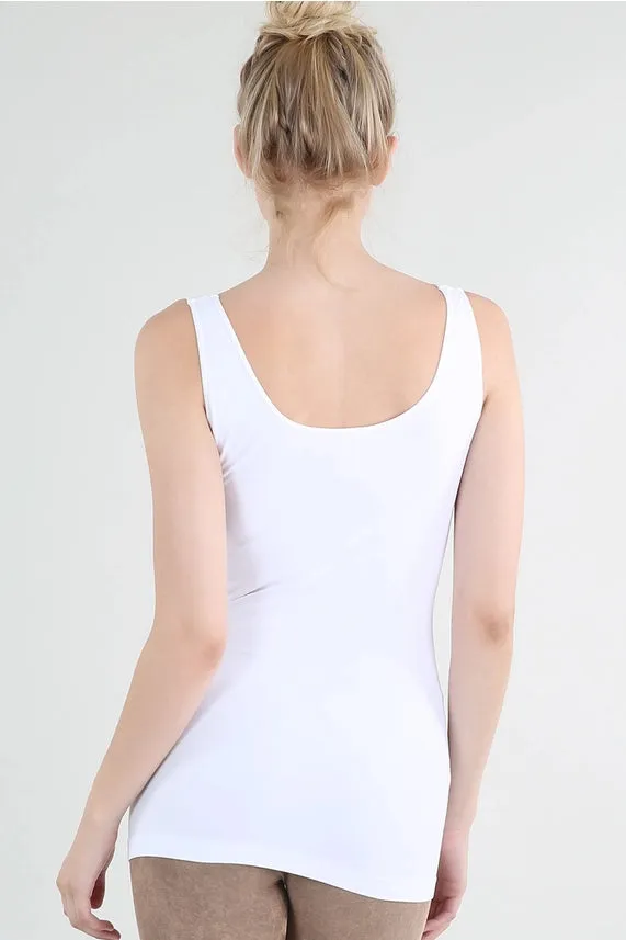 Reversible Tank Top | White | NikiBiki