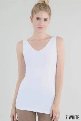 Reversible Tank Top | White | NikiBiki