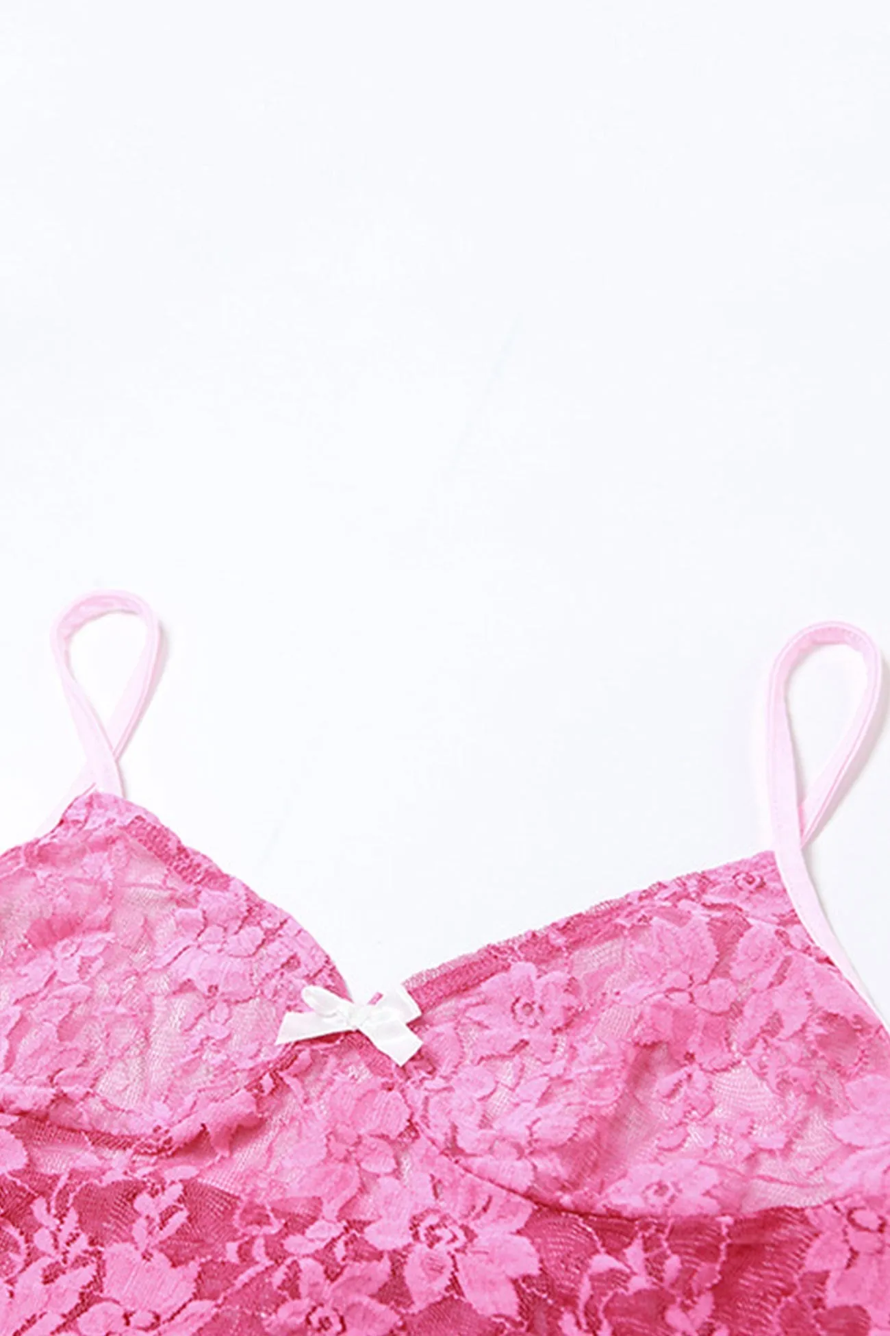 Rose Lace Cami Skirt Suits