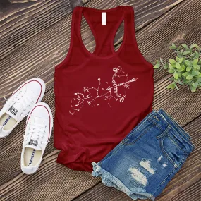 Sagittarius Arrow and Constellation Women's Tank Top