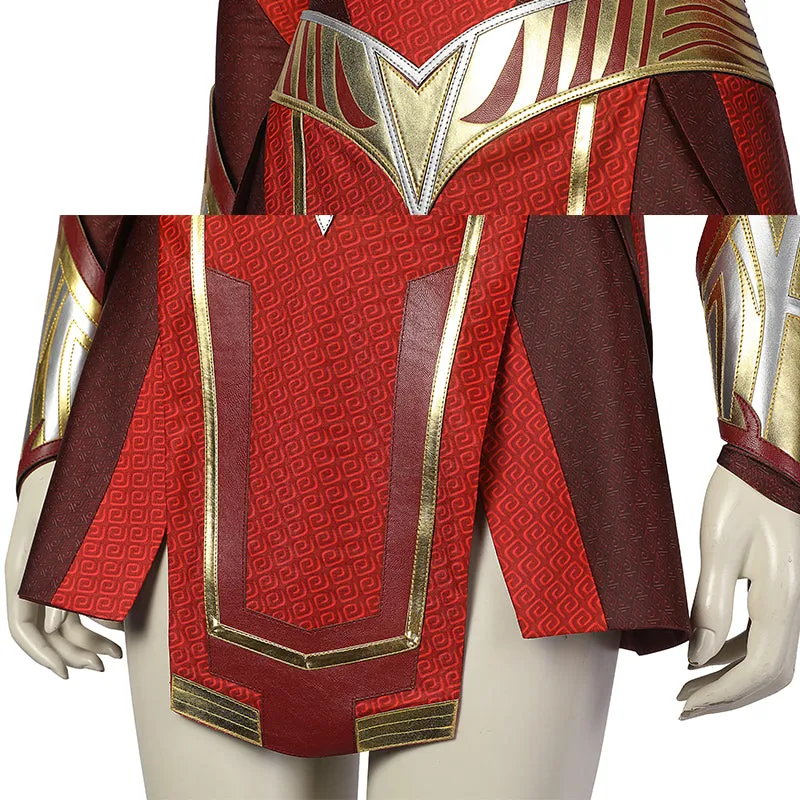Shazam! Fury Of The Gods Mary Marvel Cosplay Lady Shazam Costume Supergirl Jumpsuit With Boots