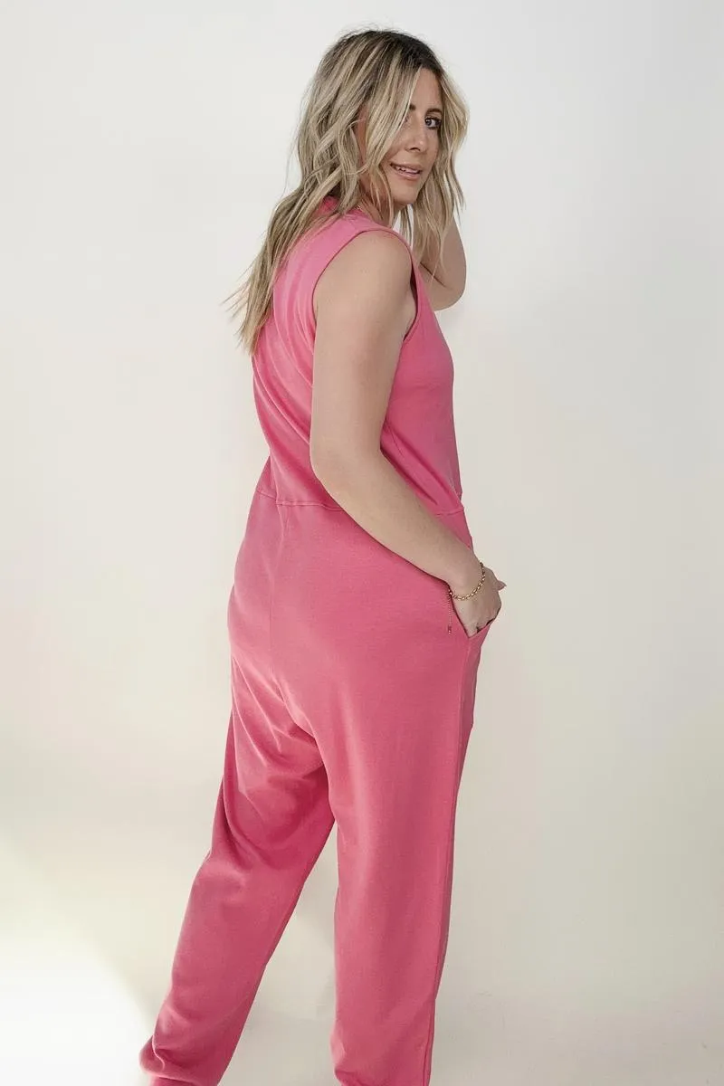 Sleeveless Harem Jumpsuit - 3 colors!