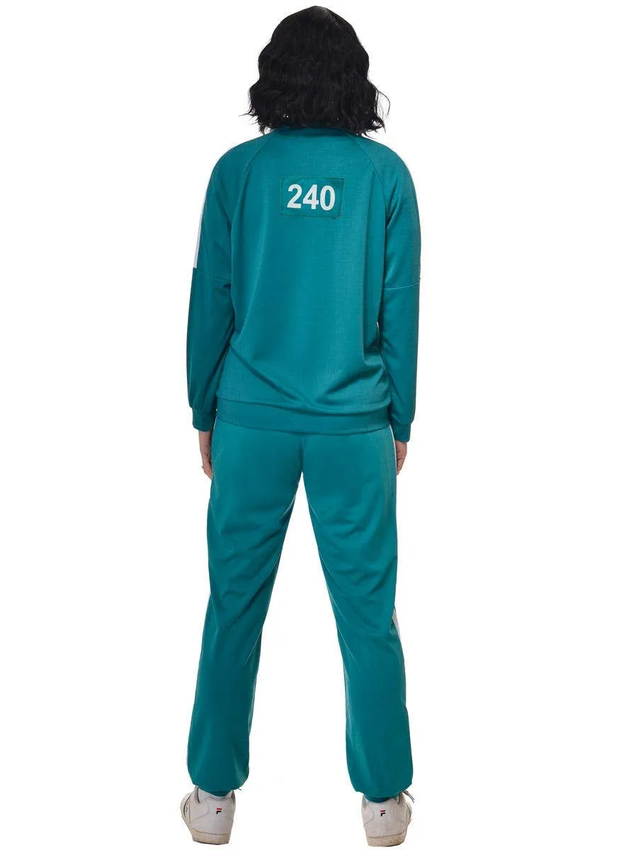 Squid Play 001 or 240 Adults Plus Size Player Tracksuit Costume