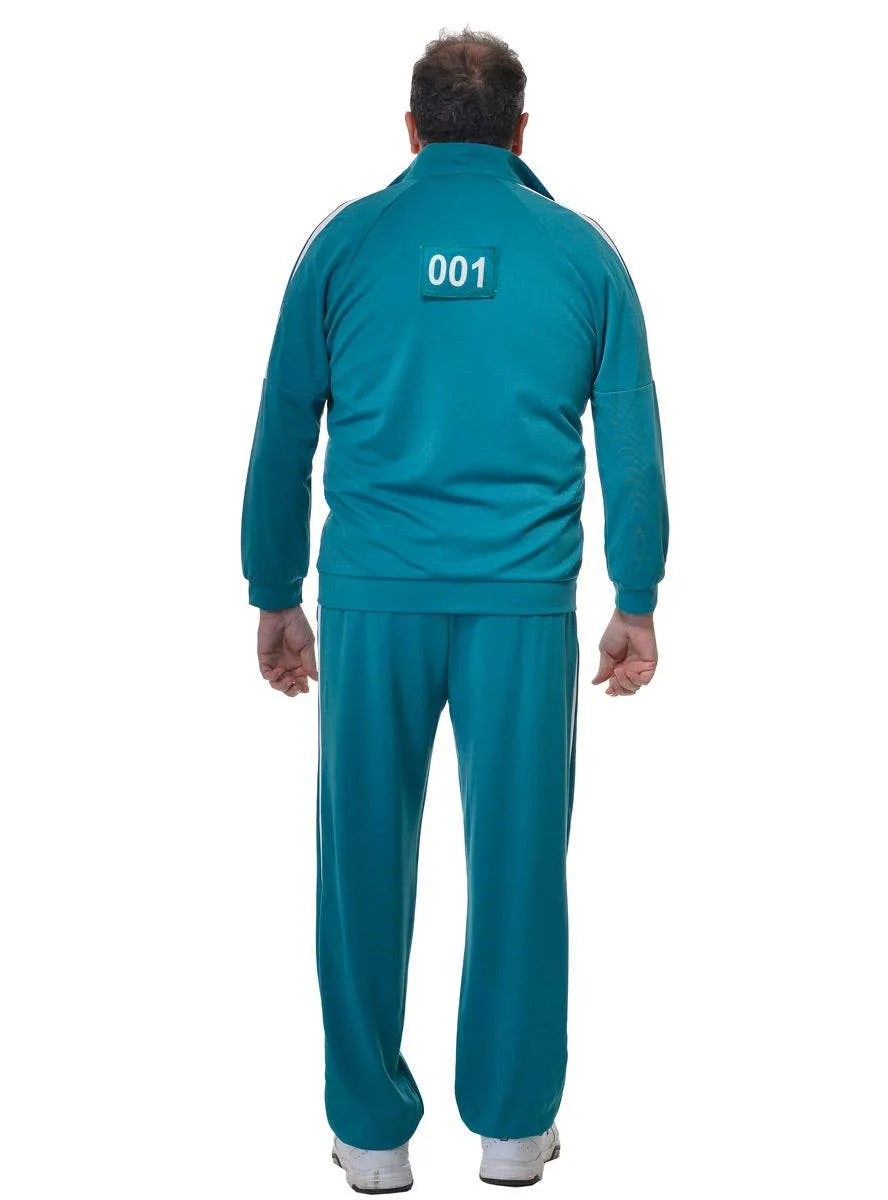 Squid Play 001 or 240 Adults Plus Size Player Tracksuit Costume