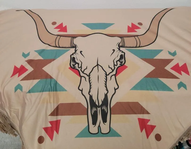 Steer Skull Poncho