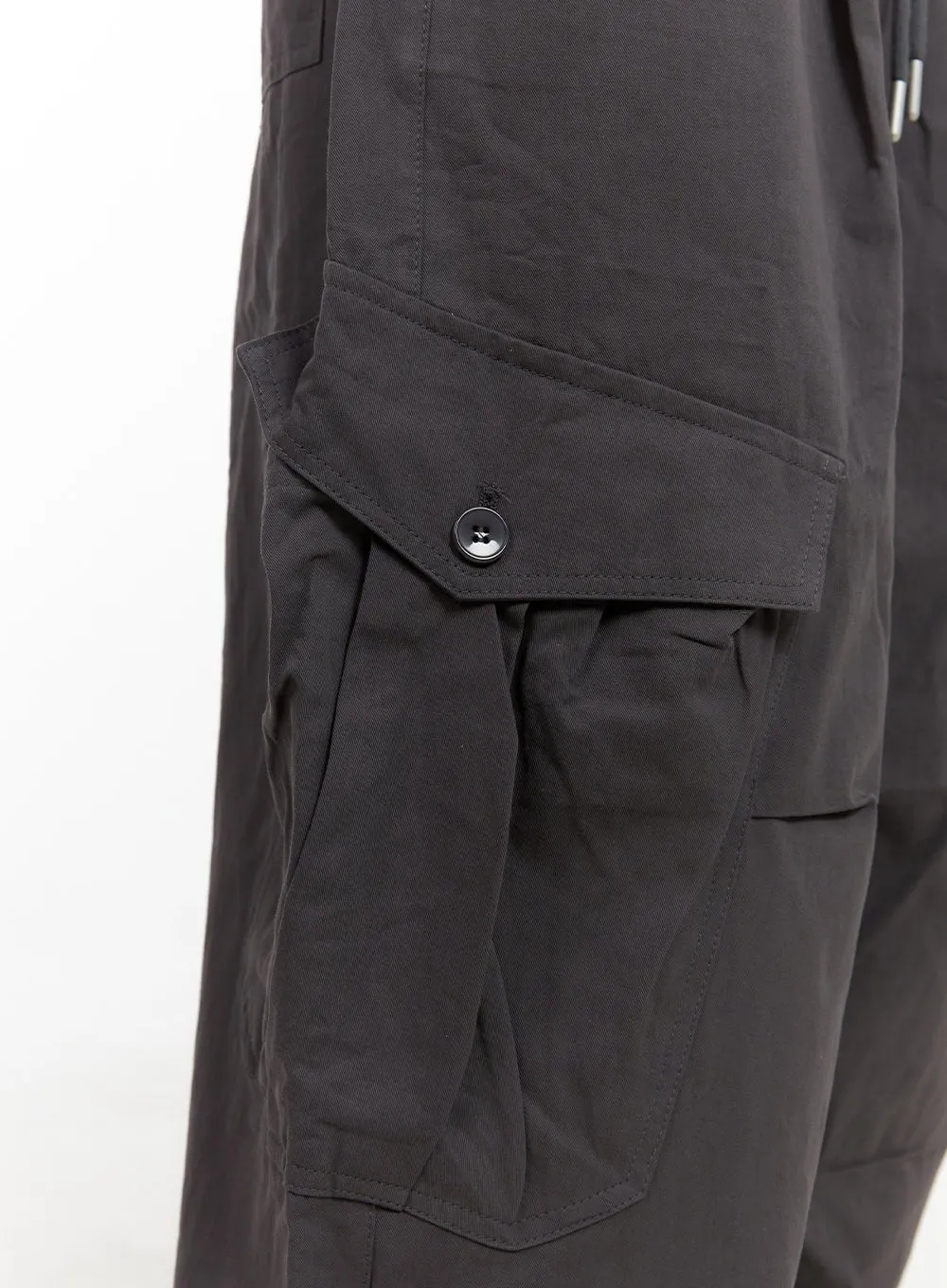 String Banded Baggy Cargo Pants CS403