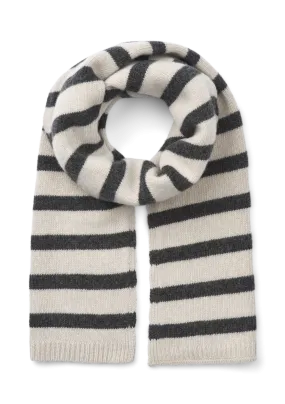 Tanja Lambswool Scarf GOTS 243975 - Dark Grey