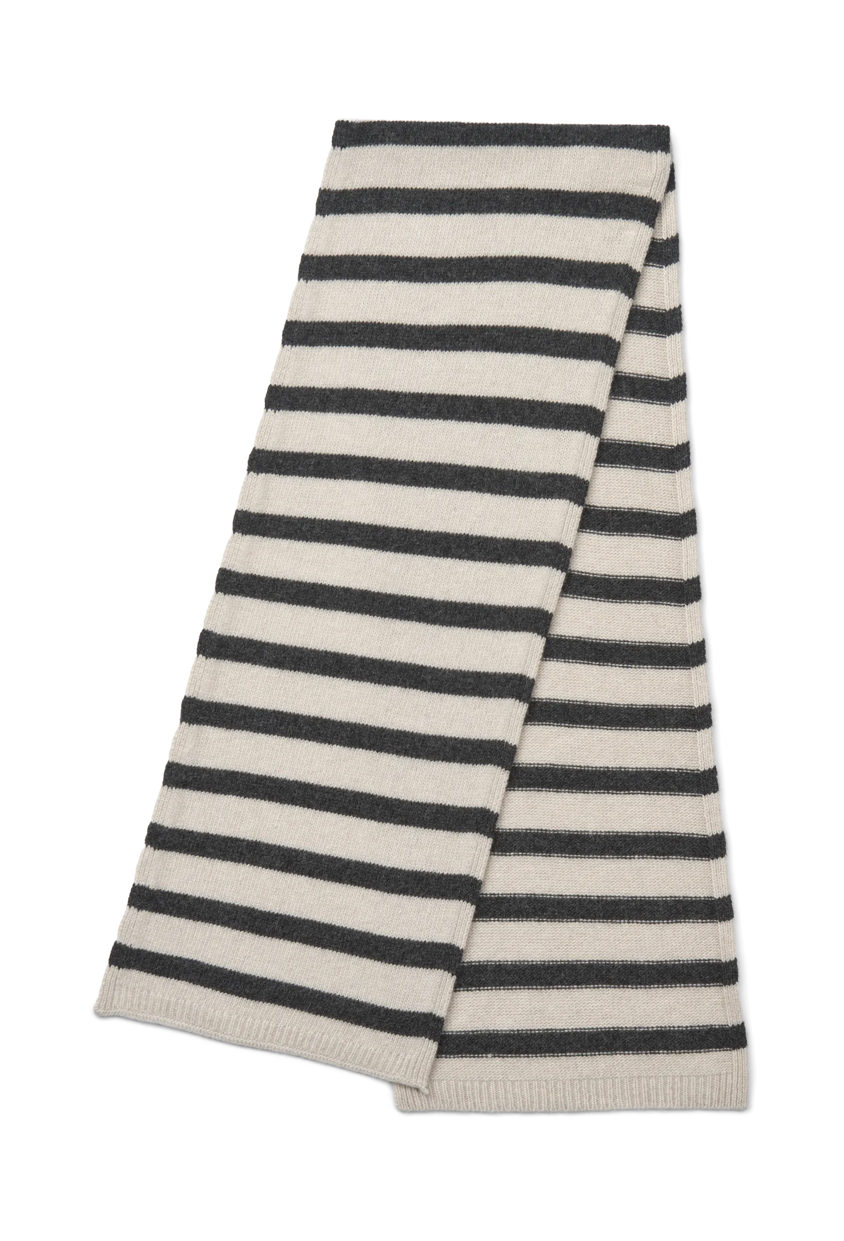 Tanja Lambswool Scarf GOTS 243975 - Dark Grey