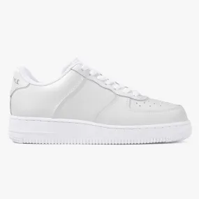 Top Leather Sports Women Sneakers - White