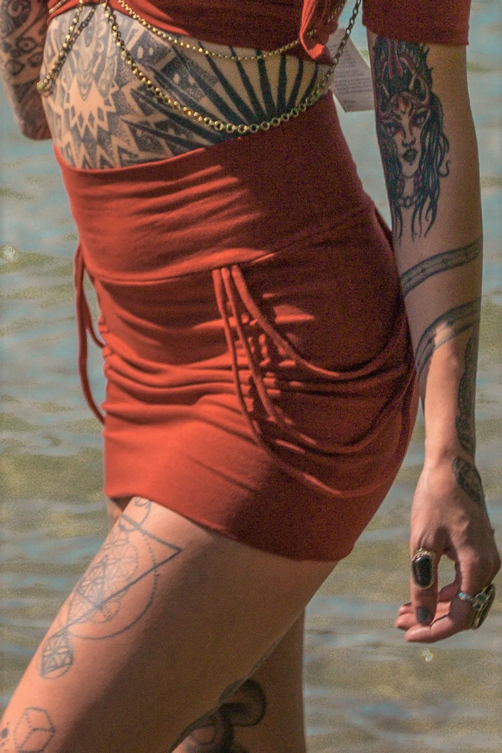 Tube Skirt - Olive Green