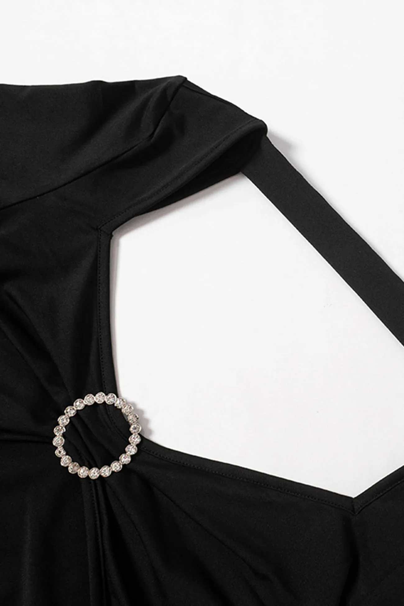 Twisted-front Backless Crop Top Midi Skirt Suits