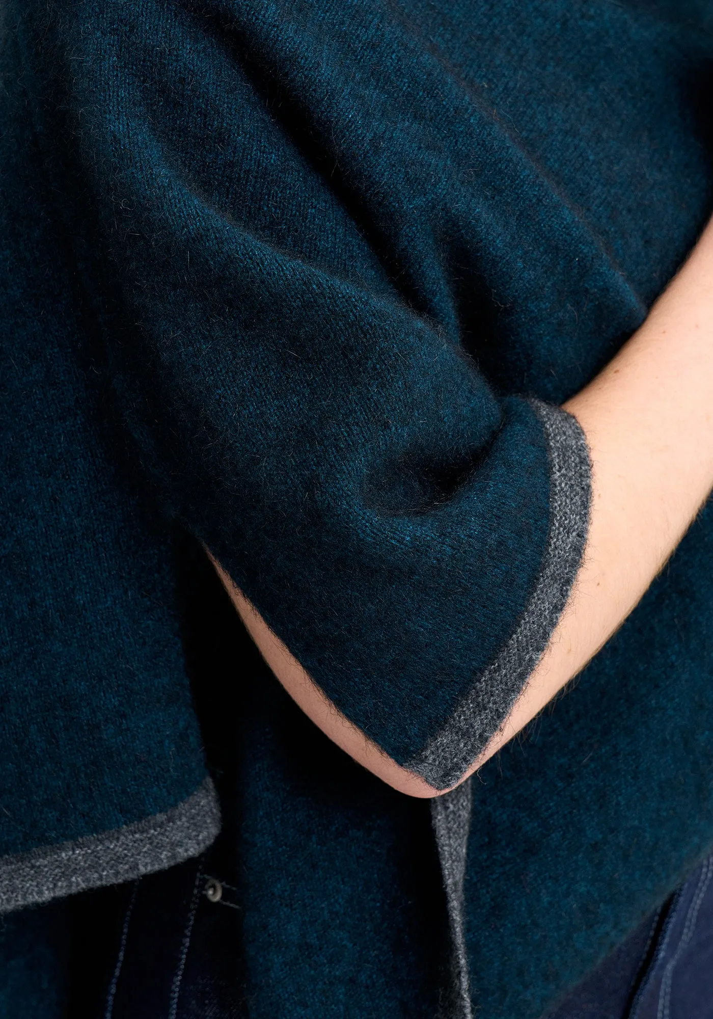 Two Tone Poncho