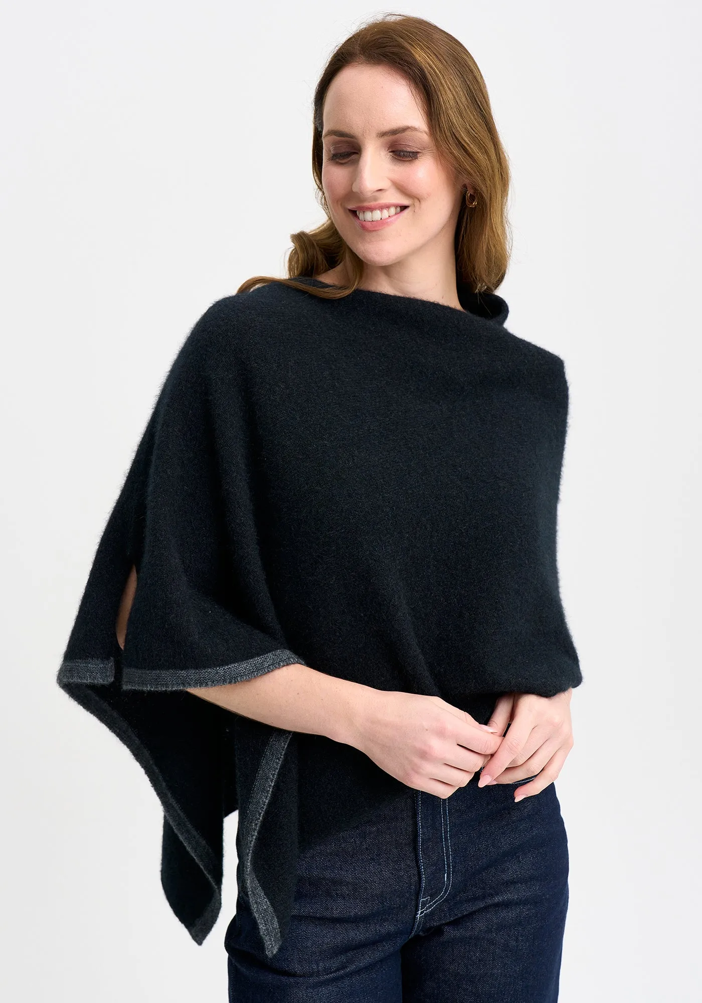 Two Tone Poncho