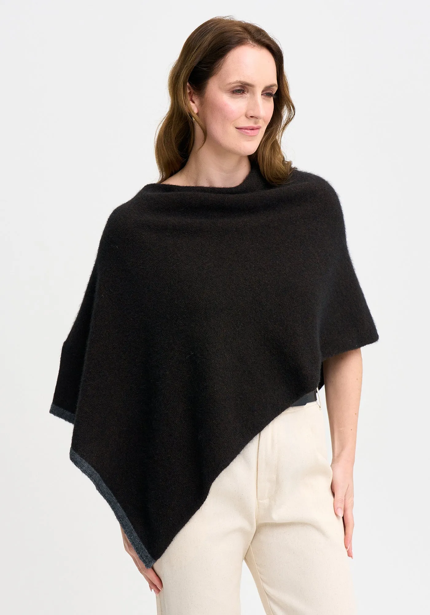 Two Tone Poncho