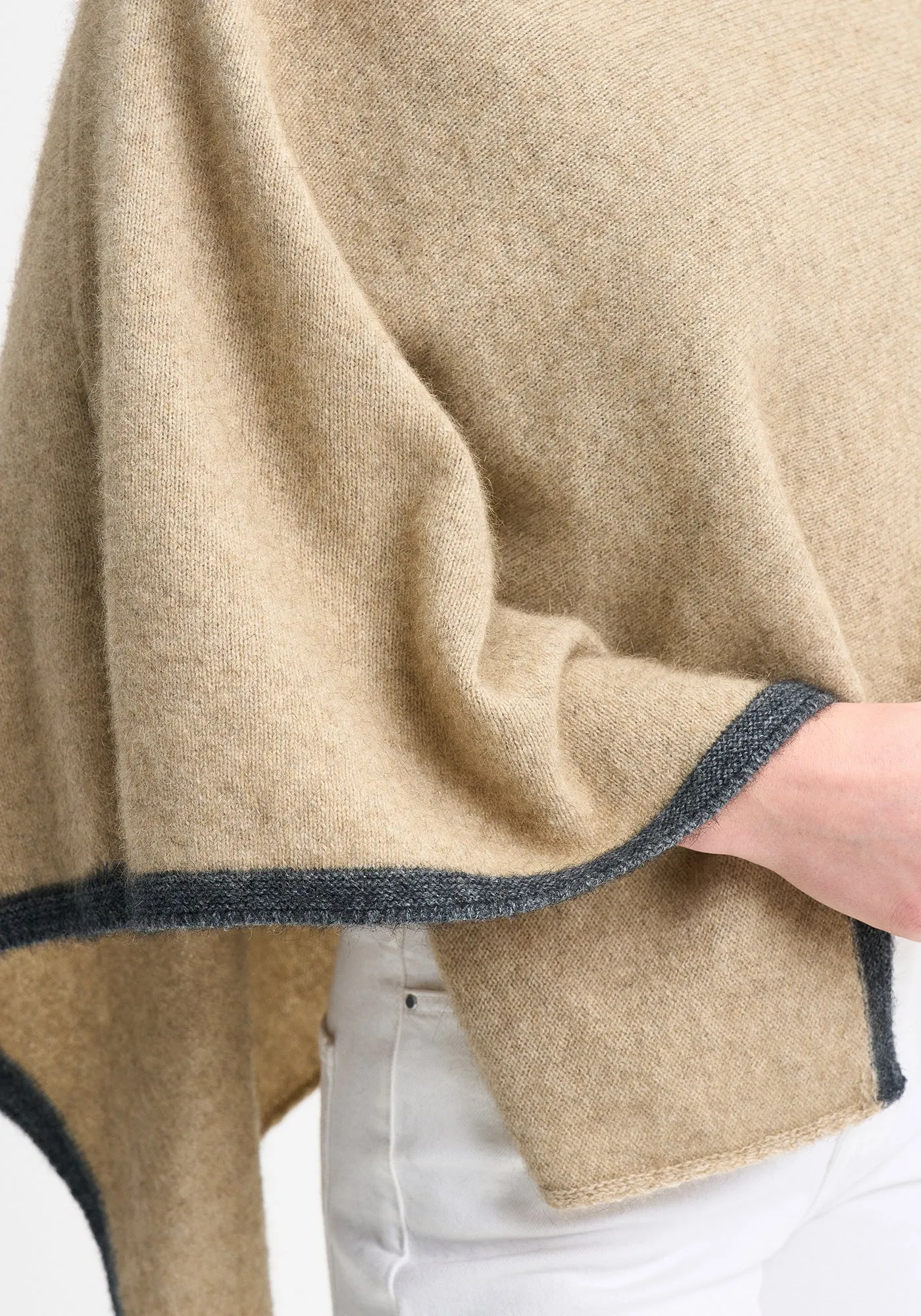 Two Tone Poncho